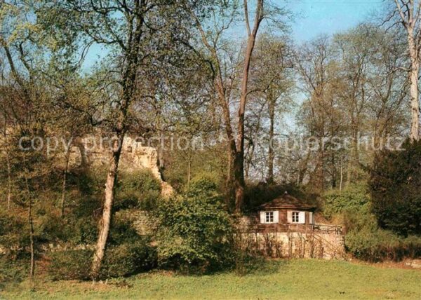 Weimar Thueringen Park an der llm Borkenhäuschen