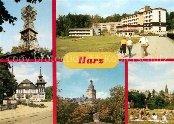 Harz Region Josephskreuz Friedrichsbrunn FDGB Bette