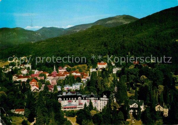 Badenweiler Fliegeraufnahme vom Hotel Römerbad