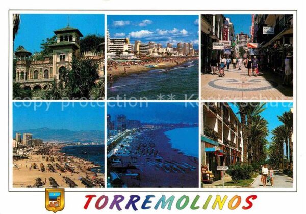 Torremolinos Palazzo Strand Fussgängerzone Promenade