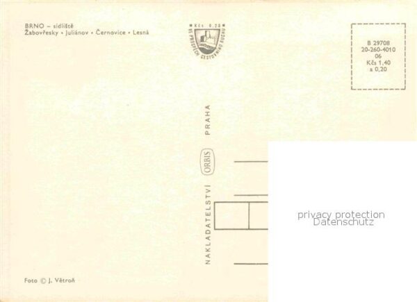 Brno Bruenn Zabovrsky Julianov Cernovice Lesna – Bild 2