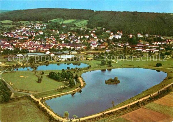 Bad Koenig Odenwald Fliegeraufnahme