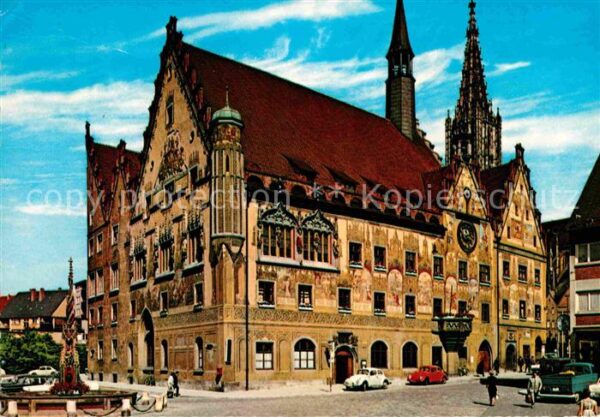 Ulm Donau Rathaus Münsterturm