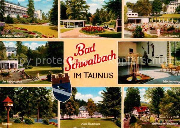 Bad Schwalbach Kurhotel Stahlbrunnen Kurpark Weinbrunn