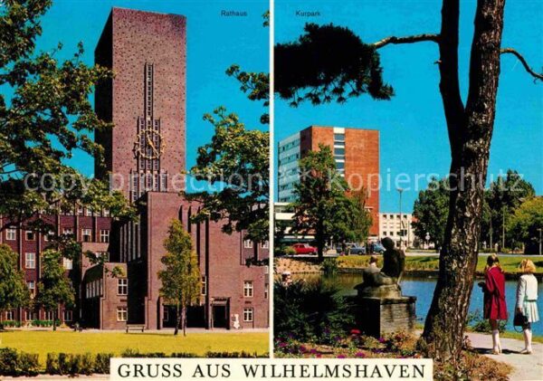 Wilhelmshaven Rathaus Kurpark