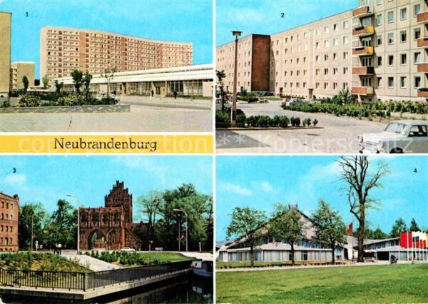 Neubrandenburg Juri Gagarin Ring Keplerstr Treptower T