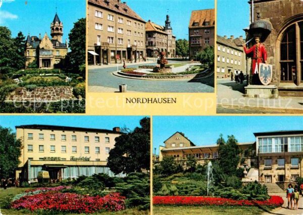 Nordhausen Thueringen Meyenburgmuseum Lutherplatz Roland HO H