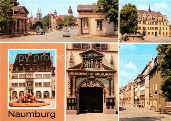 Naumburg Saale Salztor Rathaus Wilh Pieck Platz Holzma