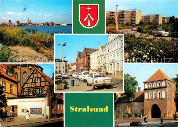 Stralsund Mecklenburg Vorpommern Hafen Leninplatz Friedr Wolf Str Kultur