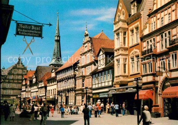 Hameln Weser Osterstadt mit Hochzeitshaus Marktkirch