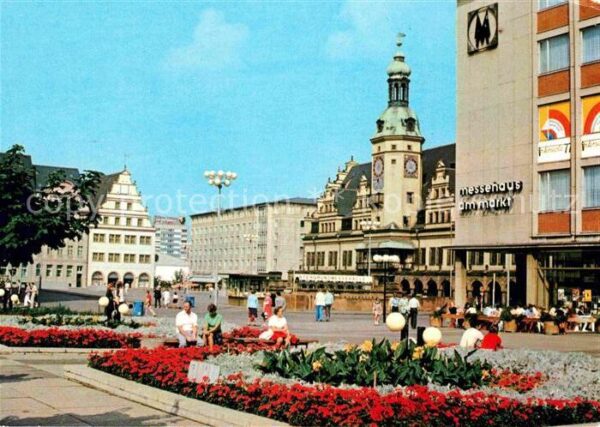 Leipzig Markt und Altes Rathaus