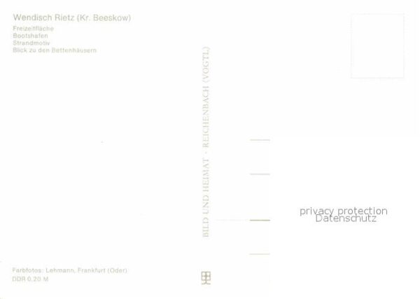 Wendisch Rietz Freizeitfläche Bootshafen Strandmotiv B – Bild 2