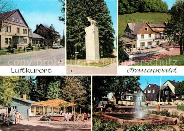 Frauenwald Thueringen FDGB Erholungsheim Raymond Dien Monumen