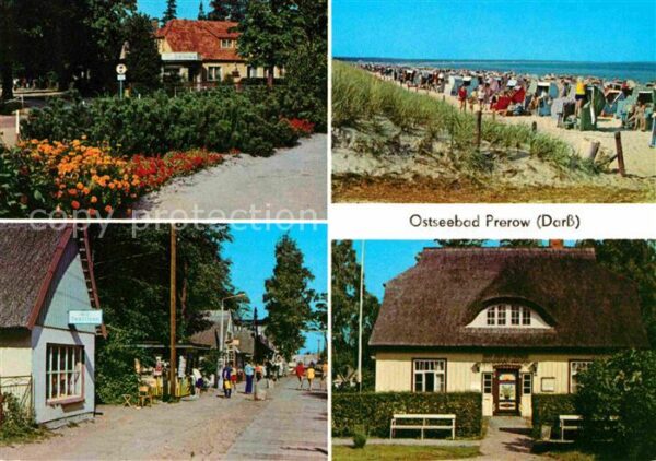 Prerow Ostseebad Cafe Strandeck Strand Strasse Rat der G