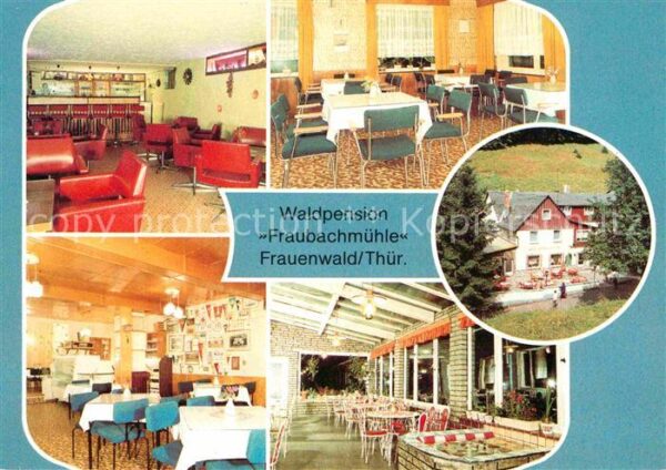 Frauenwald Thueringen Bar Klubraum Gaststätte Glasveranda