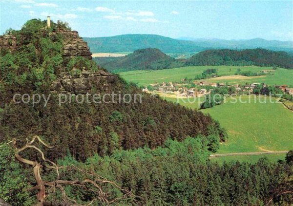 Papstdorf Blick vom Göhrisch