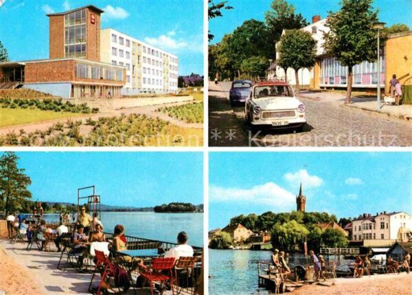Feldberg Mecklenburg FDGB Erholungsheim Freundschaft Am Haus