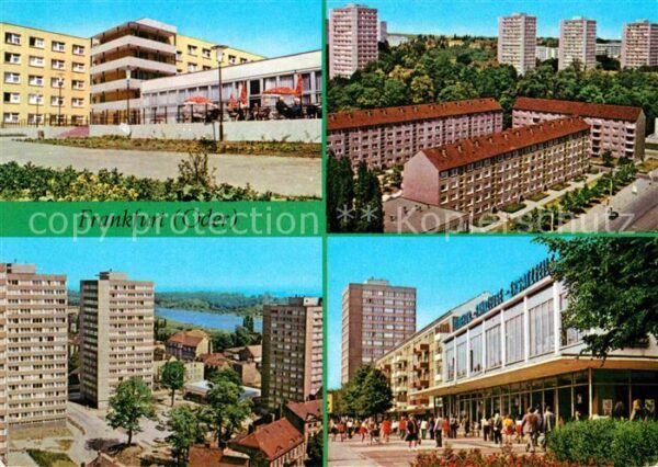 Frankfurt Oder Staatl Feierabendheim Hochhausblick Neu