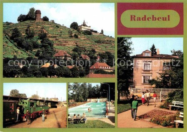 Radebeul Spitzhaus Turm der Jugend Traditionsbah