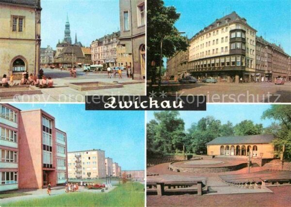 Zwickau Sachsen Markt Ringkaffee Eckersbach Freilichtbü