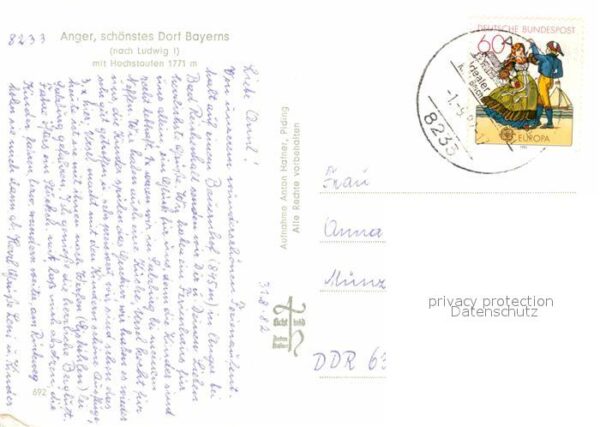 Anger Chiemgau mit Kirche und Hochstaufen – Bild 2