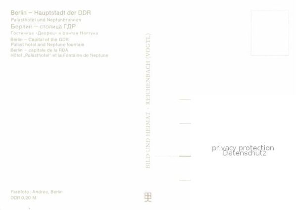 Berlin Palasthotel und Neptunbrunnen – Bild 2
