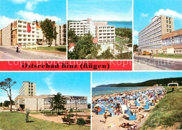 Binz Ruegen FDGB Erholungsheime Rugard Stubbenkamme