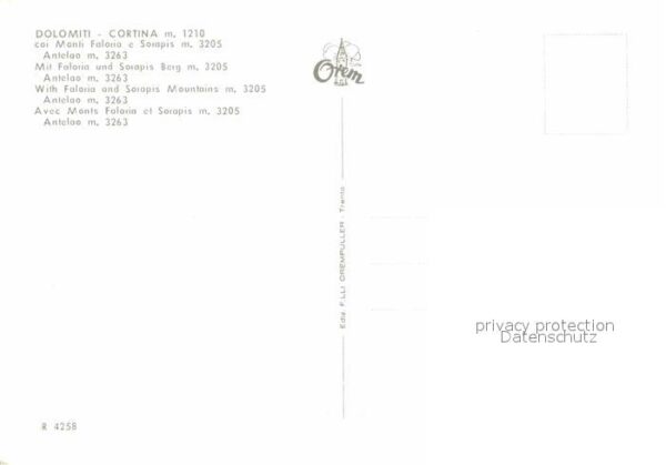 Cortina d Ampezzo coi MontiFaloria e Sorapis Antelao – Bild 2