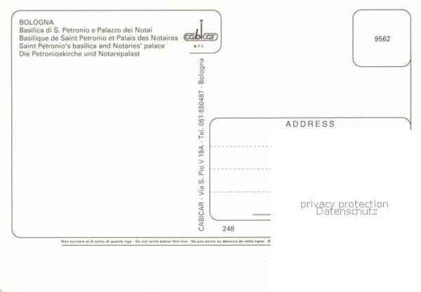Bologna Petronioskirche und Notarepalast – Bild 2