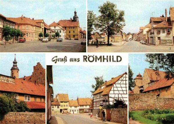 Roemhild Karl Marx Platz Heurich Str Schloss Glü