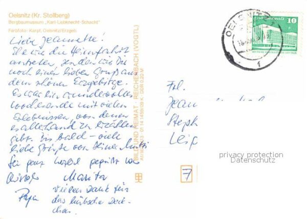Oelsnitz Erzgebirge Bergbaumuseum Karl Liebknecht Schacht – Bild 2