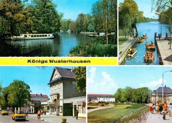 Koenigs-Wusterhausen An der Dahme Schleuse Neue Mühle Bahnho