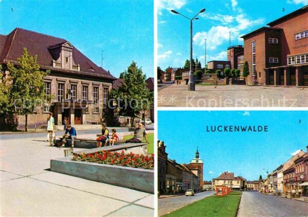 Luckenwalde Bahnhof Stadttheater Thälmann Str