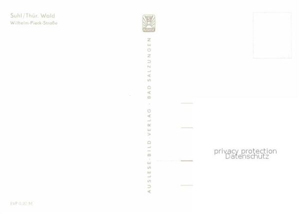 Suhl Thueringer Wald Wilhelm Pieck Strasse – Bild 2