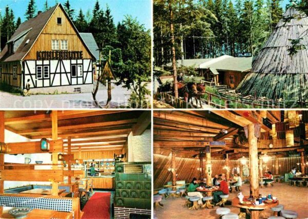 Sosa Erzgebirge Konsum Gaststätte Köhlerhütte und Meile