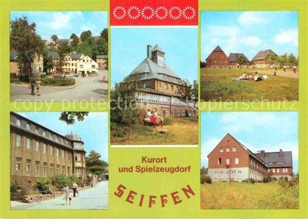 Seiffen Erzgebirge HOG Buntes Haus Spielzeugmuseum Bergbau