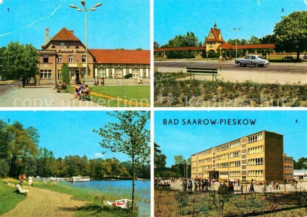 Bad Saarow-Pieskow Bahnhofs Hotel Johannes Becher Platz Ma