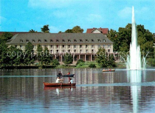 Bad Salzungen Kurhaus am Burgsee Fontäne
