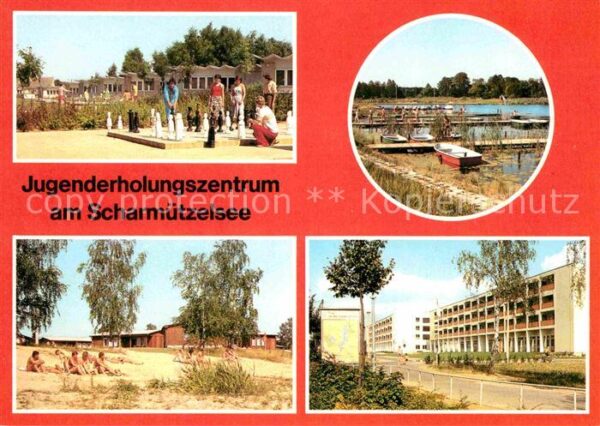 Wendisch Rietz Gartenschach Bootshafen Strandmotiv Bet