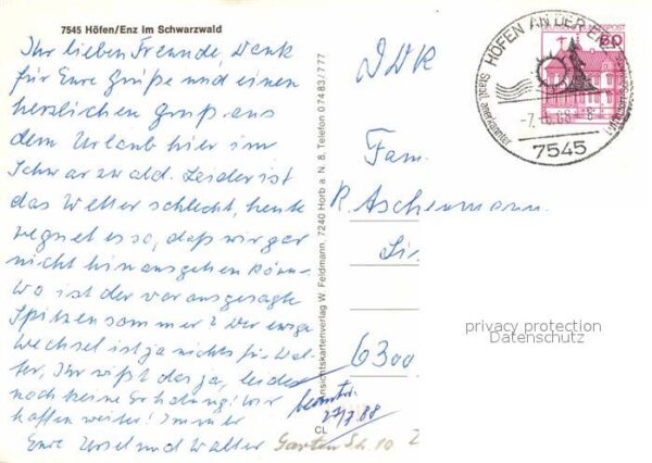Hoefen Enz Teilansicht Kirche – Bild 2