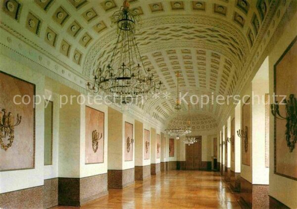 Weimar Thueringen Falkengalerie im Weimarer Schloss