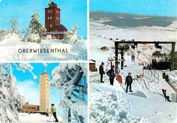 Oberwiesenthal Erzgebirge Fichtelberg Wetterwarte HOG Fichtelberg