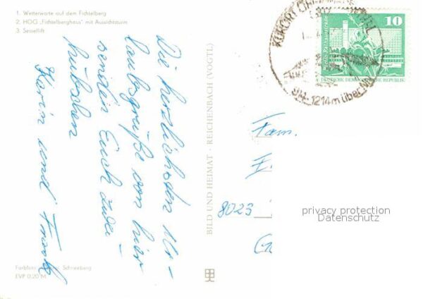 Oberwiesenthal Erzgebirge Fichtelberg Wetterwarte HOG Fichtelberg – Bild 2