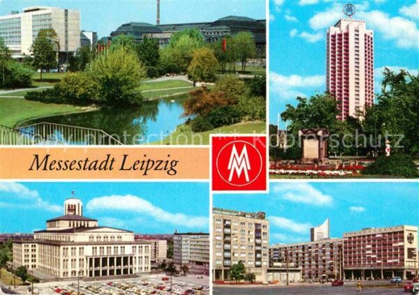 Leipzig Schwanenteich Interhotel Stadt Leipzig