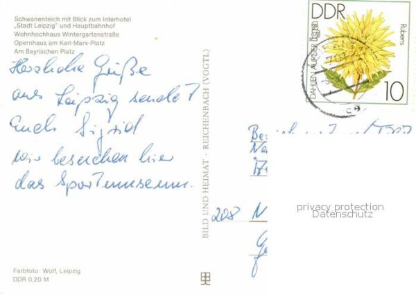Leipzig Schwanenteich Interhotel Stadt Leipzig – Bild 2