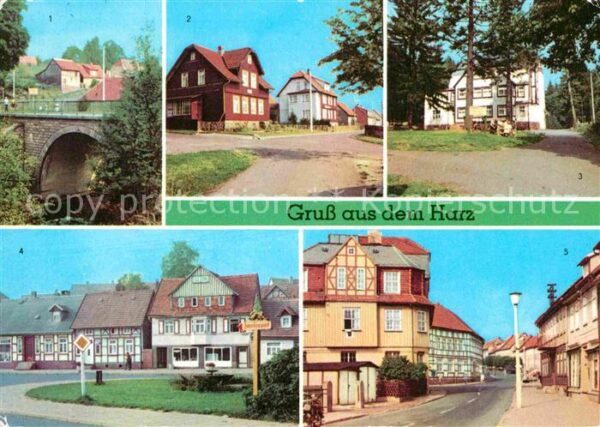Tanne Harz Brücke Ortseingang Ferienheime Waldheim