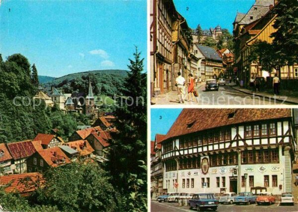 Stolberg Harz Teilansicht FDGB Erholungsheim Comenius
