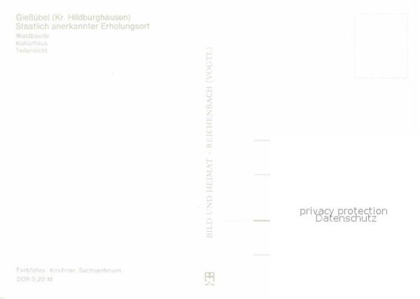 Giessuebel Schleusegrund Waldbaude Kulturhaus Panorama – Bild 2