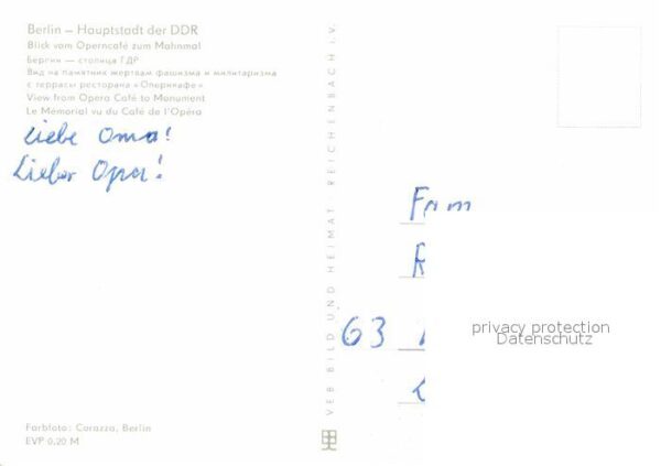 Berlin Operncafe Mahnmal – Bild 2