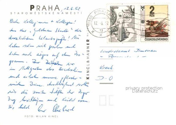 Praha Prahy Prague Staromestske Namesti – Bild 2